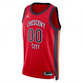 Dres New Orleans Pelicans Prilagođeni Jordan 2023-24 Statement Edition Crvena Swingman